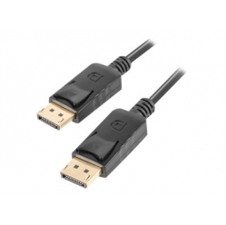 Kabel LANBERG DisplayPort M/M 0.5m 4K black