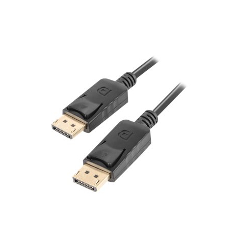 Kabel LANBERG DisplayPort M/M 0.5m 4K black