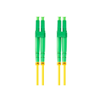 Patchcord LANBERG fiber optic SM LC/APC-LC/APC duplex 2m LSZH g657a1 3.0mm yellow