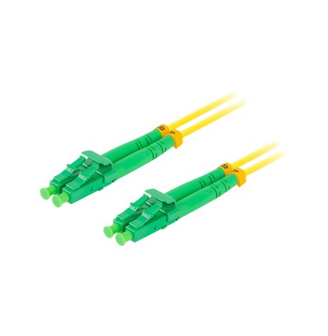 Patchcord LANBERG fiber optic SM LC/APC-LC/APC duplex 3m LSZH g657a1 3.0mm yellow