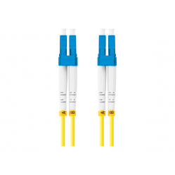 Patchcord LANBERG fiber optic SM LC/UPC-LC/UPC duplex 3m LSZH g657a1 3.0mm yellow