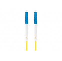 Patchcord LANBERG fiber optic SM LC/UPC-LC/UPC simplex 10m LSZH g657a1 3.0mm yellow