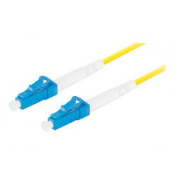 Patchcord LANBERG fiber optic SM LC/UPC-LC/UPC simplex 2m LSZH g657a1 3.0mm yellow