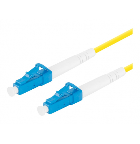 Patchcord LANBERG fiber optic SM LC/UPC-LC/UPC simplex 5m LSZH g657a1 3.0mm yellow