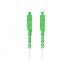 Patchcord LANBERG fiber optic SM SC/APC-SC/APC simplex 20m LSZH g657b3 3.0mm white