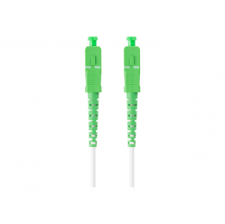 Patchcord LANBERG fiber optic SM SC/APC-SC/APC simplex 35m LSZH g657b3 3.0mm white