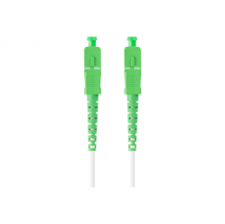 Patchcord LANBERG fiber optic SM SC/APC-SC/APC simplex 40m LSZH g657a2 3.0mm white