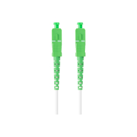 Patchcord LANBERG fiber optic SM SC/APC-SC/APC simplex 40m LSZH g657b3 3.0mm white