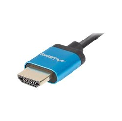 Kabel LANBERG HDMI M/M v2.0 1.8m black 4K slim