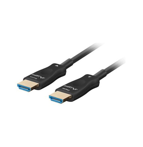 Kabel LANBERG HDMI M/M V2.1 10M 8K Czarny Optyczny AOC