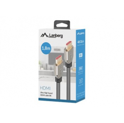 Kabel LANBERG HDMI M/M v2.1 1.8m 8K black