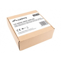 Kabel LANBERG HDMI v2.0 M/M 100m optical AOC black