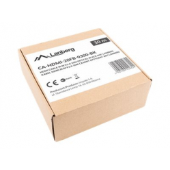 Kabel LANBERG HDMI v2.0 M/M 30m optical AOC black