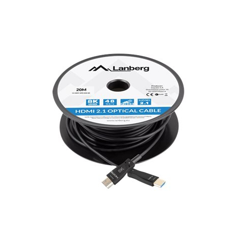 Kabel LANBERG HDMI v2.1 8K M/M 20m optyczny AOC