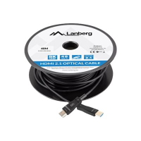 Kabel LANBERG HDMI v2.1 8K M/M 40m optyczny AOC
