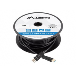 Kabel LANBERG HDMI v2.1 8K M/M 80m optyczny AOC