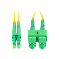 Kabel LANBERG krosowy - G.657.A1 9/125 LC/APC SC/APC żółty 1M
