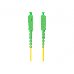 Kabel LANBERG krosowy - G.657.A1 9/125 SC/APC żółty 2m