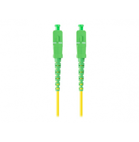 Kabel LANBERG krosowy - G.657.A1 9/125 SC/APC żółty 2m