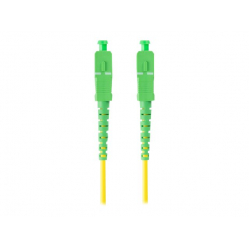 Kabel LANBERG krosowy - G.657.A1 9/125 SC/APC żółty 3m