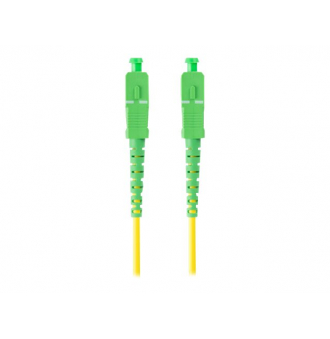Kabel LANBERG krosowy - G.657.A1 9/125 SC/APC żółty 3m