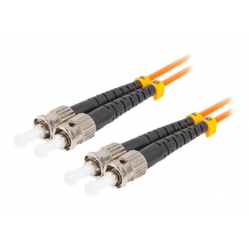 Kabel LANBERG krosowy - OM2 50/125 ST/UPC pomarańczowy 15m