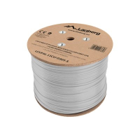 Kabel LANBERG LAN UFTP cat.6A 305m solid CU LSZH grey CPR fluke passed