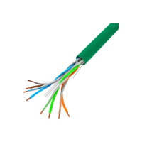 Kabel LANBERG lan UTP 1Gb/s 305m drut CCA zielony