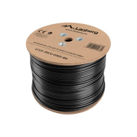 Kabel LANBERG LCU5-30CU-0305-BK Lanberg instalacyjny zel. UTP, kat. 5e, drut, CU, 305m szary