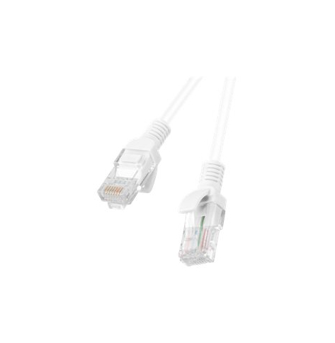 Patchcord LANBERG cat.5e 1m white