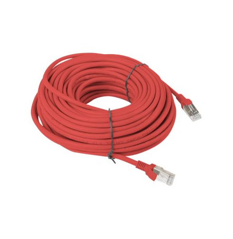 Patchcord LANBERG cat.5e 30m red