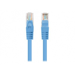 Patchcord LANBERG Cat.5e UTP 1.5m blue 10-pack