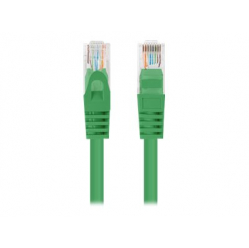 Patchcord LANBERG Cat.5e UTP 1.5m green 10-pack