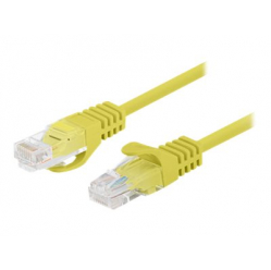 Patchcord LANBERG Cat.5e UTP 1.5m yellow 10-pack