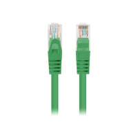 Patchcord LANBERG Cat.5e UTP 1m green 10-pack