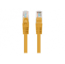 Patchcord LANBERG Cat.5e UTP 1m orange 10-pack