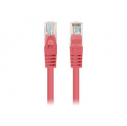 Patchcord LANBERG Cat.5e UTP 1m red 10-pack