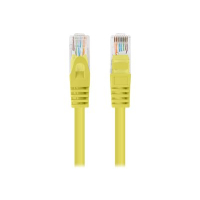 Patchcord LANBERG Cat.5e UTP 1m yellow 10-pack