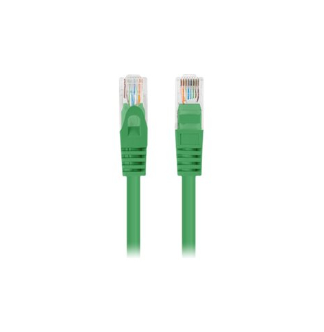 Patchcord LANBERG Cat.5e UTP 2m green 10-pack