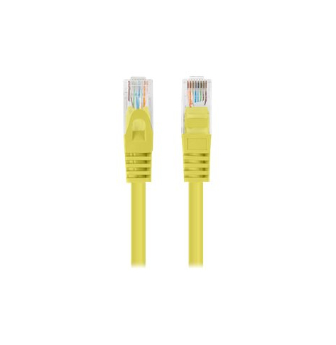 Patchcord LANBERG Cat.5e UTP 2m yellow 10-pack