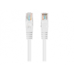 Patchcord LANBERG Cat.5e UTP 3m white 10-pack