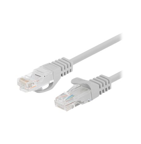 Patchcord LANBERG Cat.5e UTP 7.5m grey