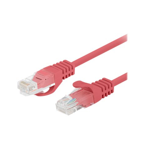 Patchcord LANBERG Cat.5e UTP 7.5m red