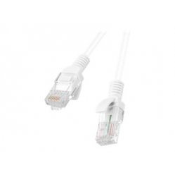 Patchcord LANBERG cat.6 0.25m white