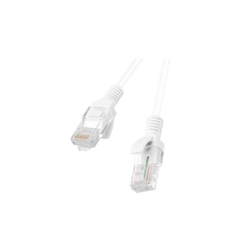 Patchcord LANBERG cat.6 0.25m white