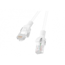 Patchcord LANBERG cat.6 0.5m white