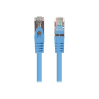 Patchcord LANBERG Cat.6 FTP 0.25m blue 10-pack