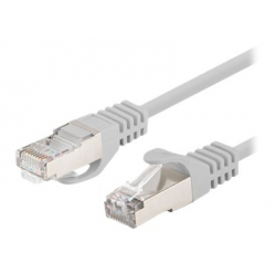 Patchcord LANBERG Cat.6 FTP 0.25m grey 10-pack