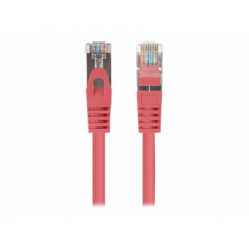 Patchcord LANBERG Cat.6 FTP 0.25m red 10-pack