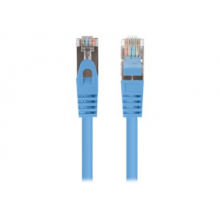 Patchcord LANBERG Cat.6 FTP 0.5m blue 10-pack